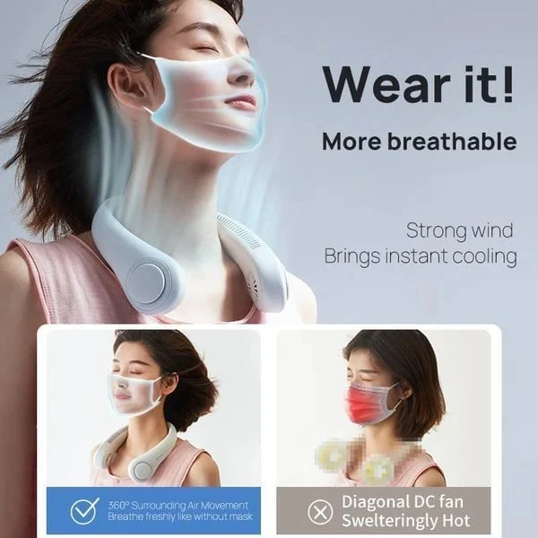 2024 New Portable Neck Fan - Image 2