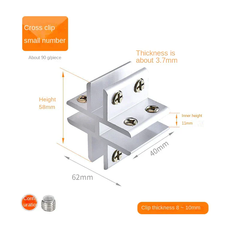 Glass plank fixing clip - Image 5