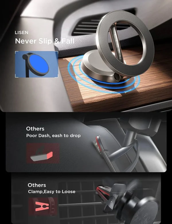 360 Degrees Rotation Magnetic Phone Holder - Image 3