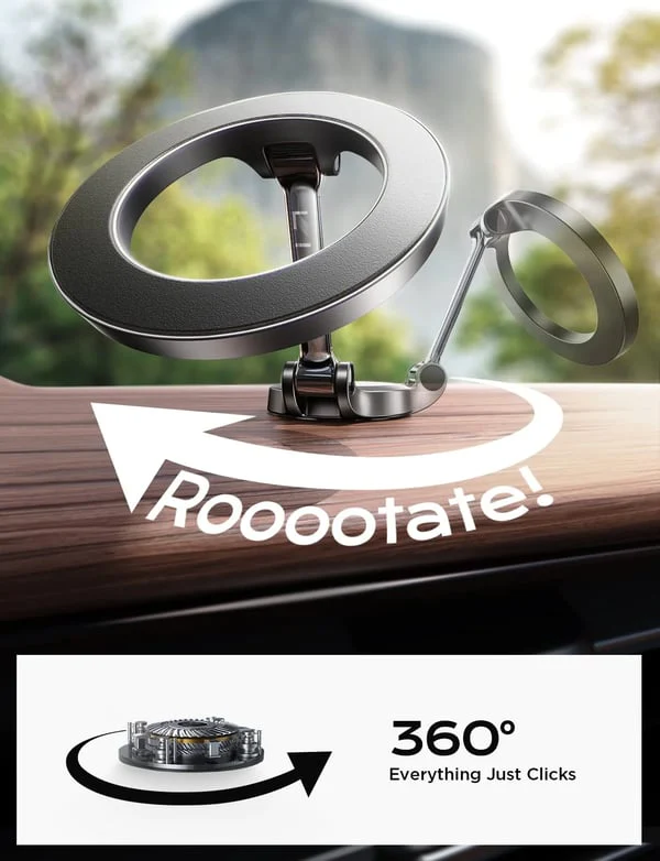 360 Degrees Rotation Magnetic Phone Holder - Image 4