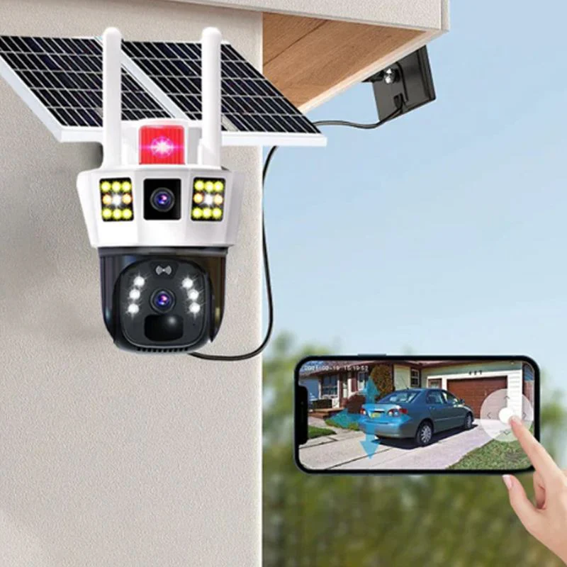 360° Smart Solar Surveillance Camera with Three-screen Monitoring - Image 10