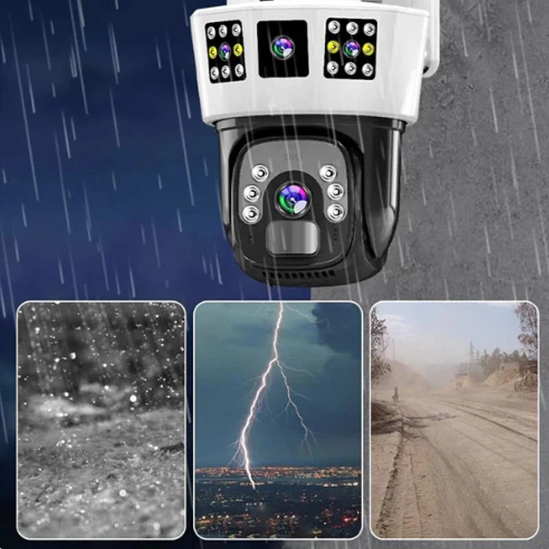 360° Smart Solar Surveillance Camera with Three-screen Monitoring - Image 6