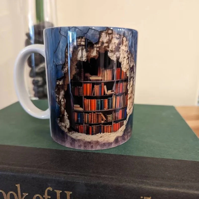 3D bookshelf cup - Image 3