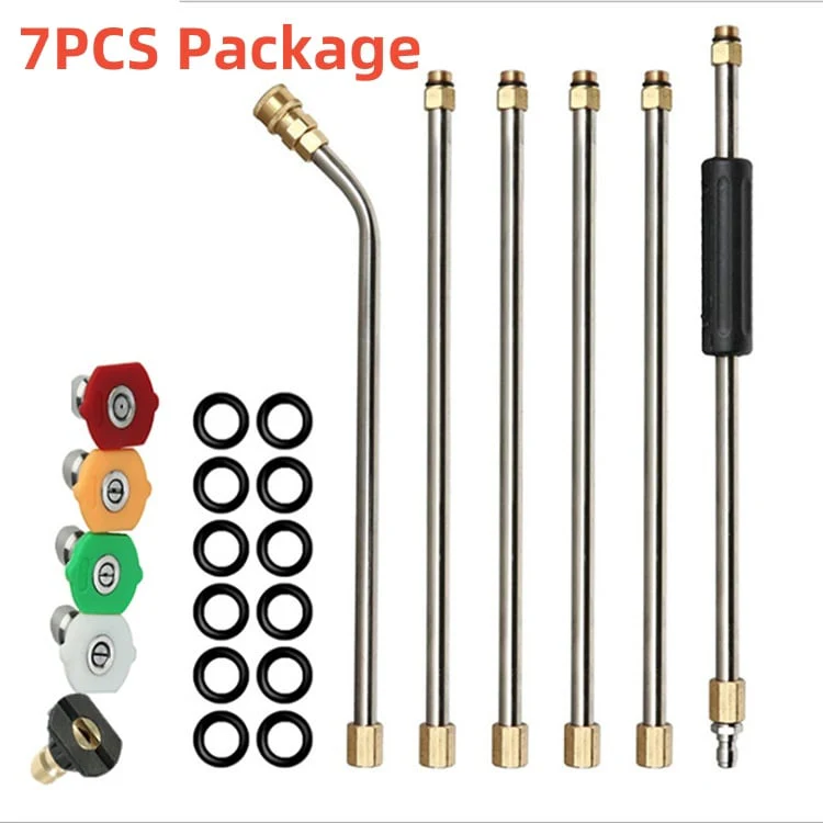 4000 PSI Telescoping High Pressure Washer Wand Set for Gutter & Roof Drainage & Walls Cleaning - Image 20