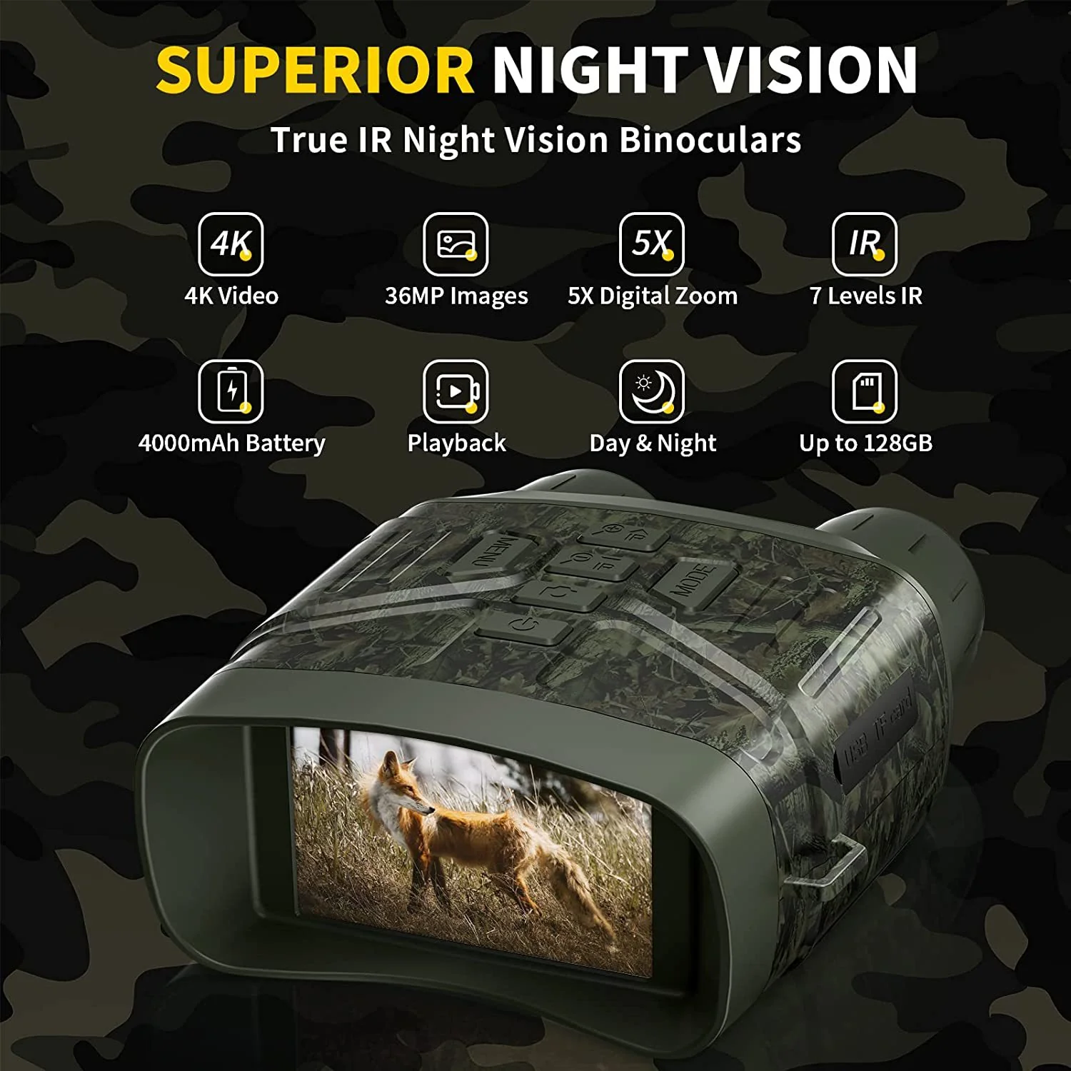 4K Night Vision Goggles, Night Vision Binoculars - Image 3