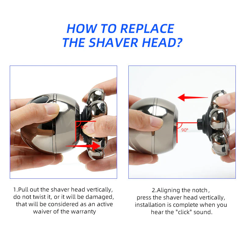 5-in-1 Electric Head Shaver and Grooming Kit - Image 5