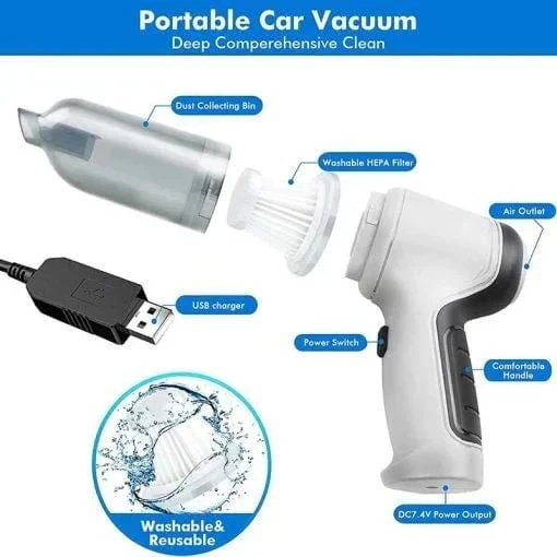 Wireless Handheld Car Vacuum Cleaner - Image 10