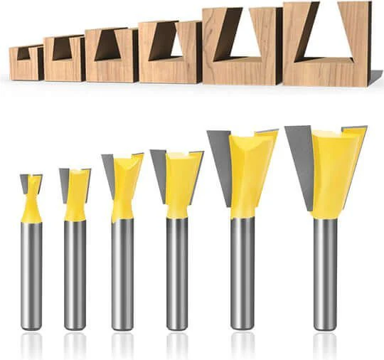 6PCS DOVETAIL ROUTER BIT SET  HOT SALE - Image 10