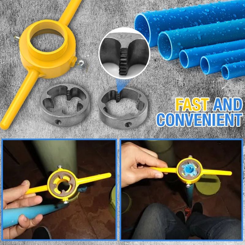 6PCS Plastic Pipe Thread Die Kit - Image 2