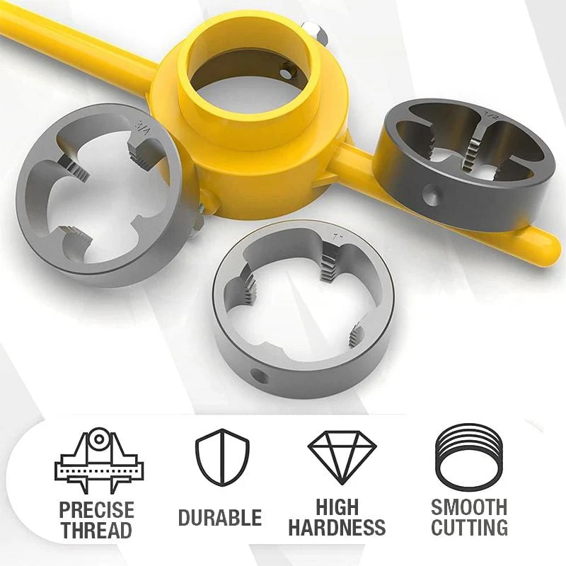 6PCS Plastic Pipe Thread Die Kit - Image 3