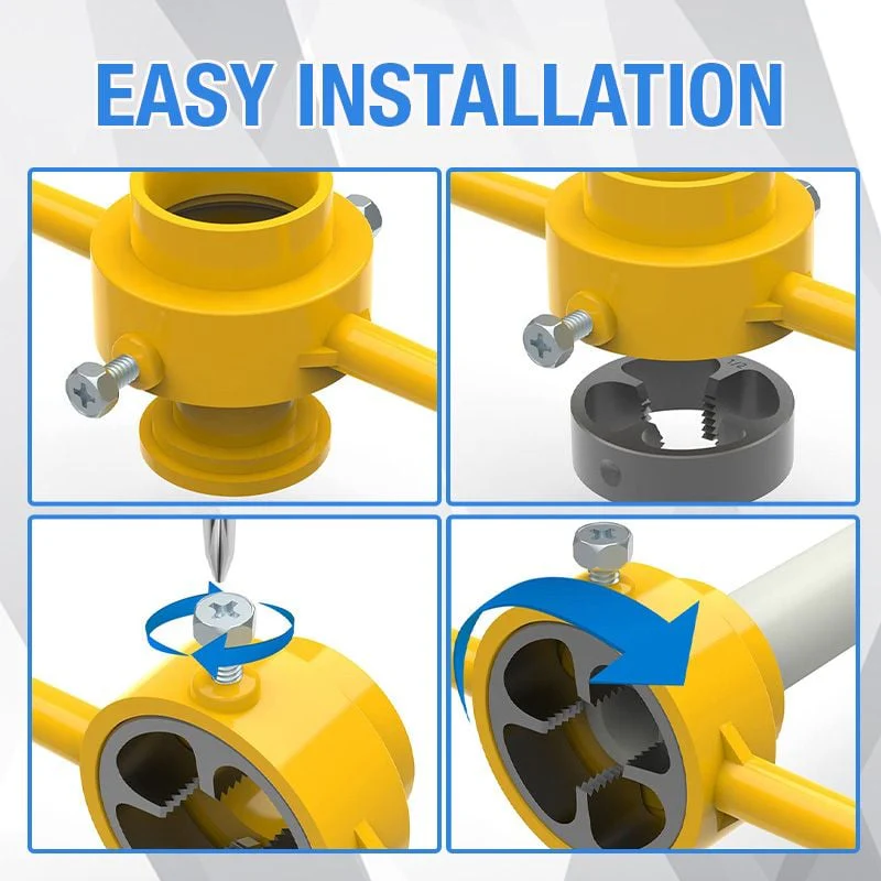 6PCS Plastic Pipe Thread Die Kit - Image 7