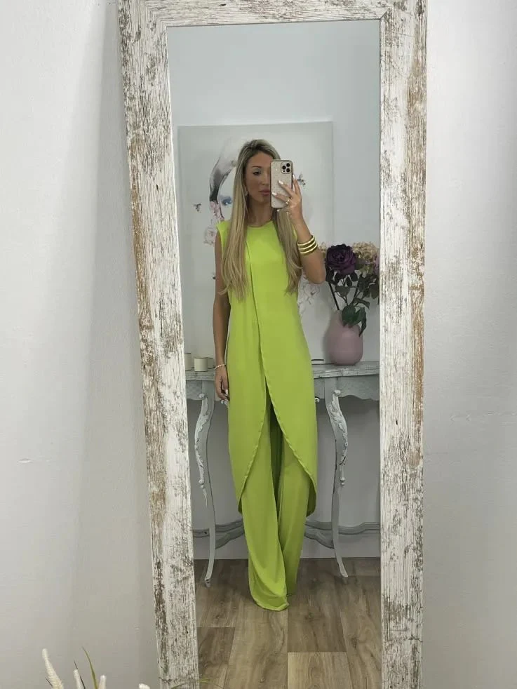 7 Colors Jersey Mature Women Suit - Image 8