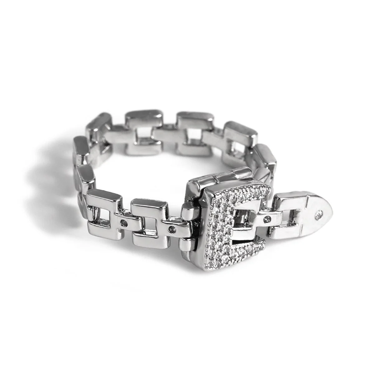 Adjustable Buckle Crystal Rings - Image 12