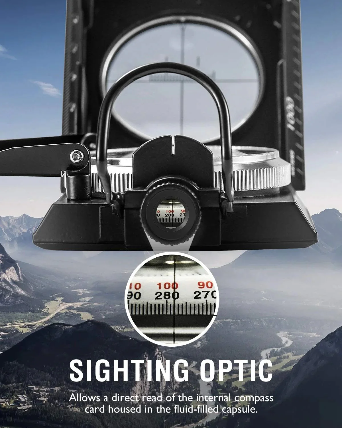 Multifunctional Military Aiming Navigation Compass - Image 3