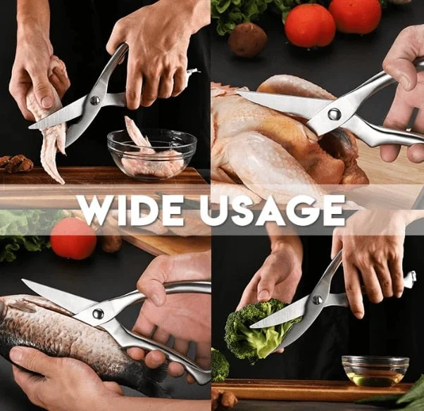 All in 1 Stainless Kitchen Scissors - Image 3