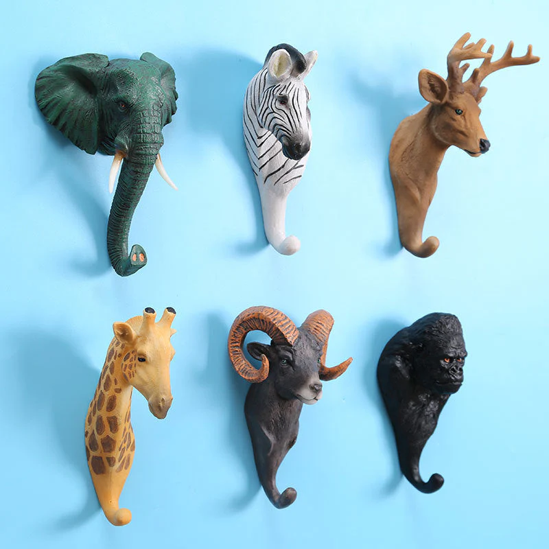 Animal retro hooks wall hangings - Image 2