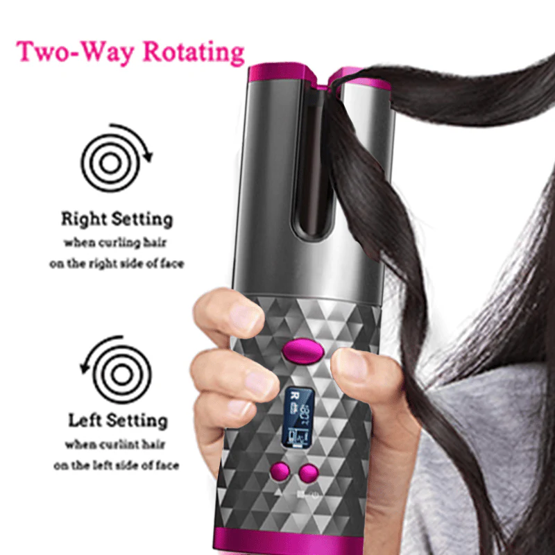 Auto Rotating Ceramic Hair Curler - Image 6