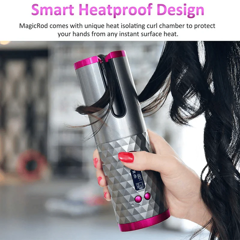 Auto Rotating Ceramic Hair Curler - Image 8