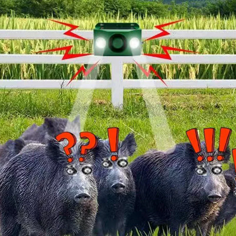 Beast Repellent Solar Warning Lights with Loud Volume - Image 4