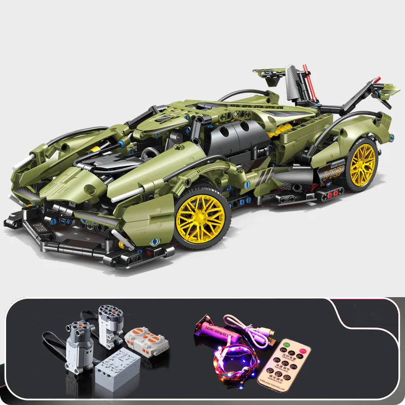 Building block cyberpunk style Rambo remote control car - Image 2