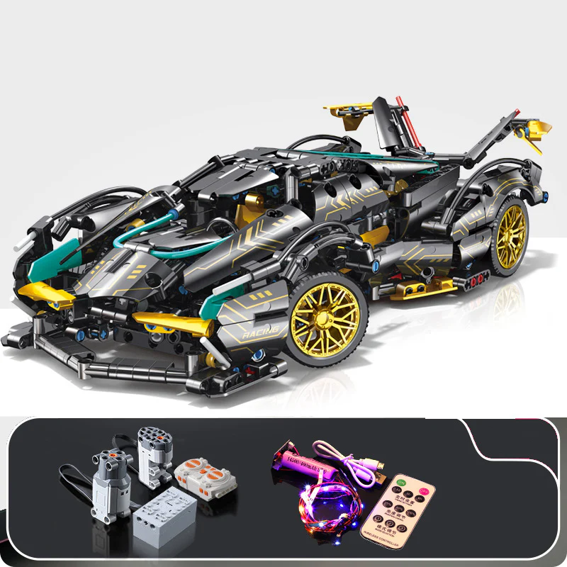 Building block cyberpunk style Rambo remote control car - Image 4
