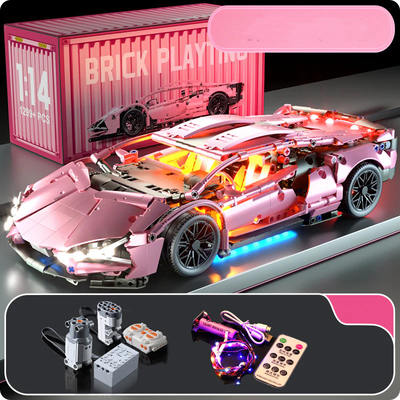 Building block cyberpunk style Rambo remote control car - Image 5