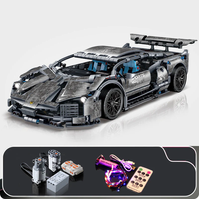 Building block cyberpunk style Rambo remote control car - Image 6