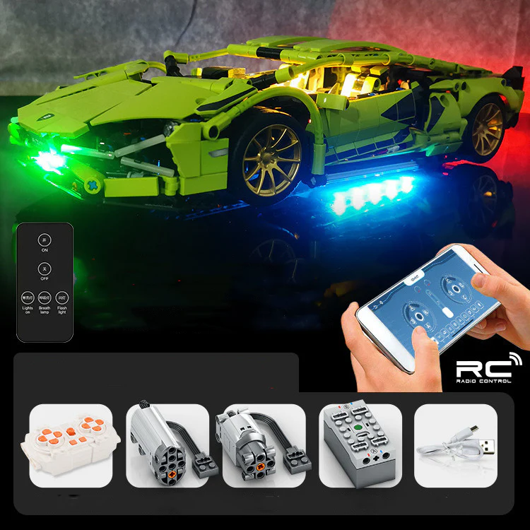Building block cyberpunk style Rambo remote control car - Image 7