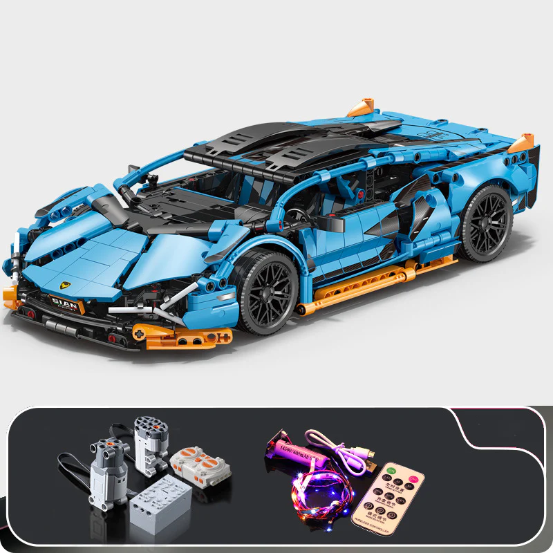 Building block cyberpunk style Rambo remote control car - Image 9