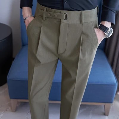 Business suit pants with drape and wrinkle resistance - Image 3