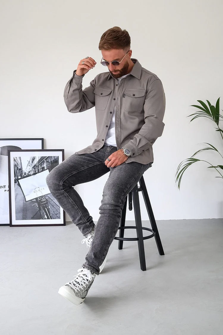 Button Down Shirt Jacket (Buy 2 Free Shipping) - Image 25