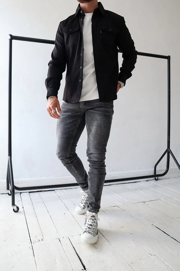 Button Down Shirt Jacket (Buy 2 Free Shipping) - Image 9