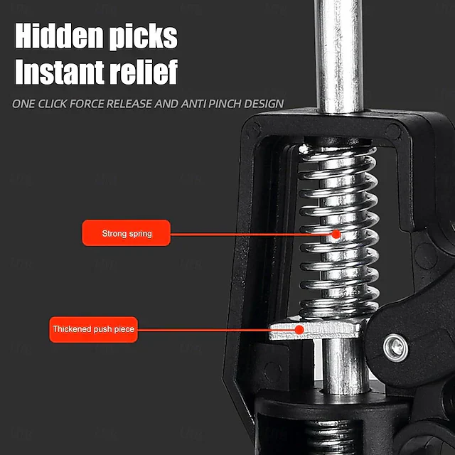Cabinet Jack Support Bar Quick Adjustable Support Bar Telescopic Steel Bar for Drywall, Cabinets and More - Image 5