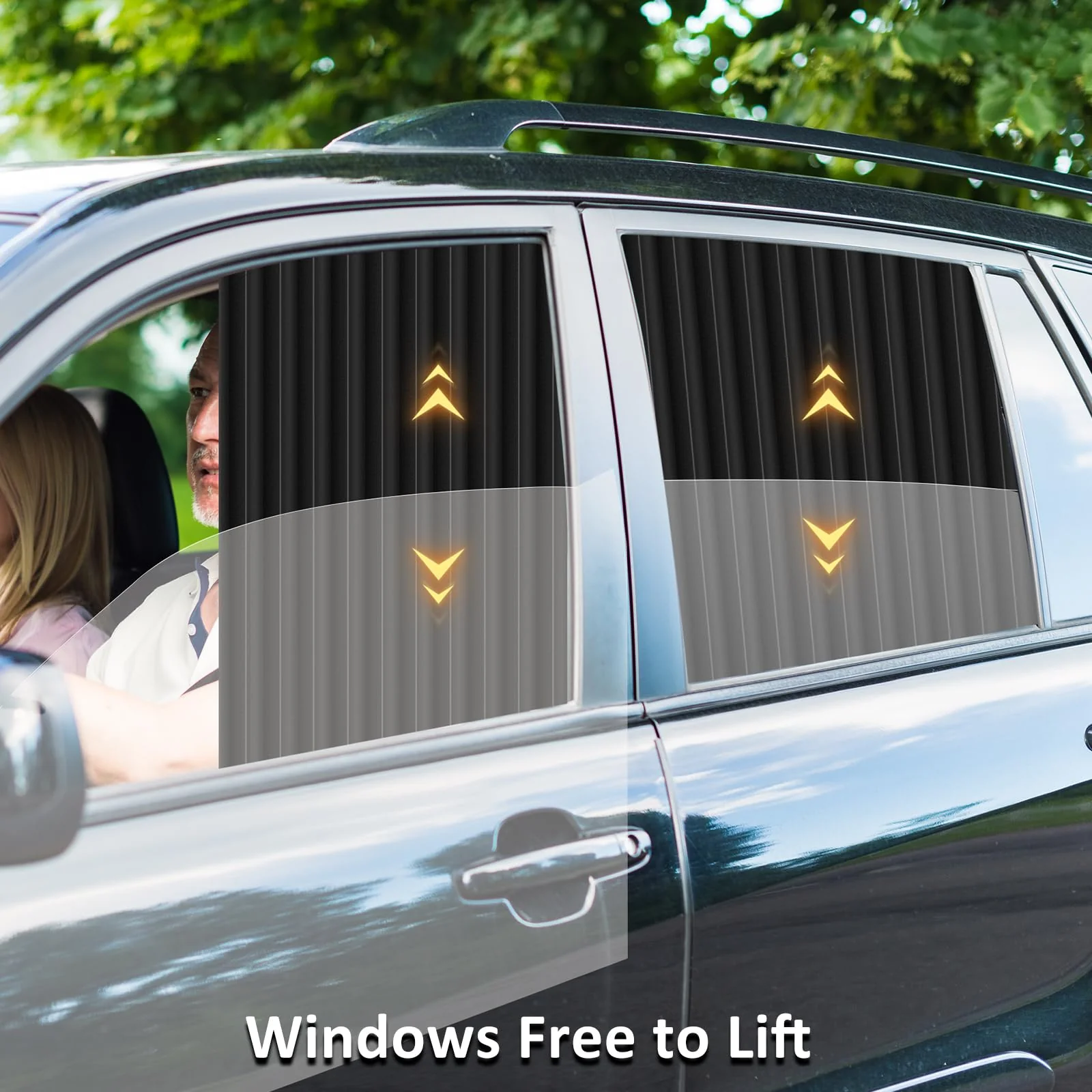 Universal Fit Magnetic Car Side Window Privacy Sunshade - Image 4