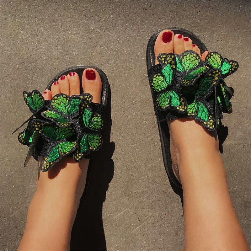 Casual Daily Patchwork Butterfly Round Comfortable Out Door Shoes - Image 13