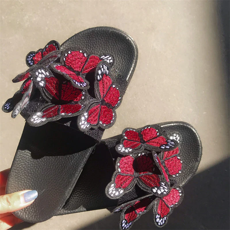 Casual Daily Patchwork Butterfly Round Comfortable Out Door Shoes - Image 20