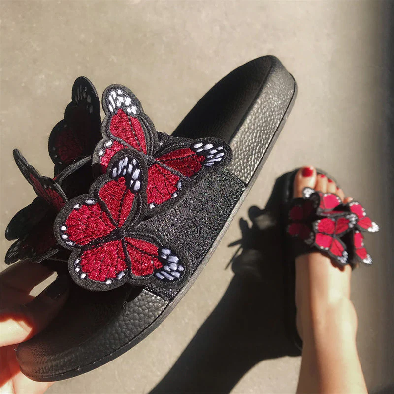 Casual Daily Patchwork Butterfly Round Comfortable Out Door Shoes - Image 21