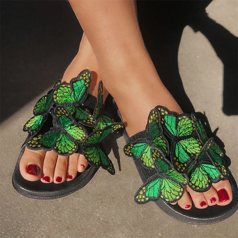 Casual Daily Patchwork Butterfly Round Comfortable Out Door Shoes - Image 35