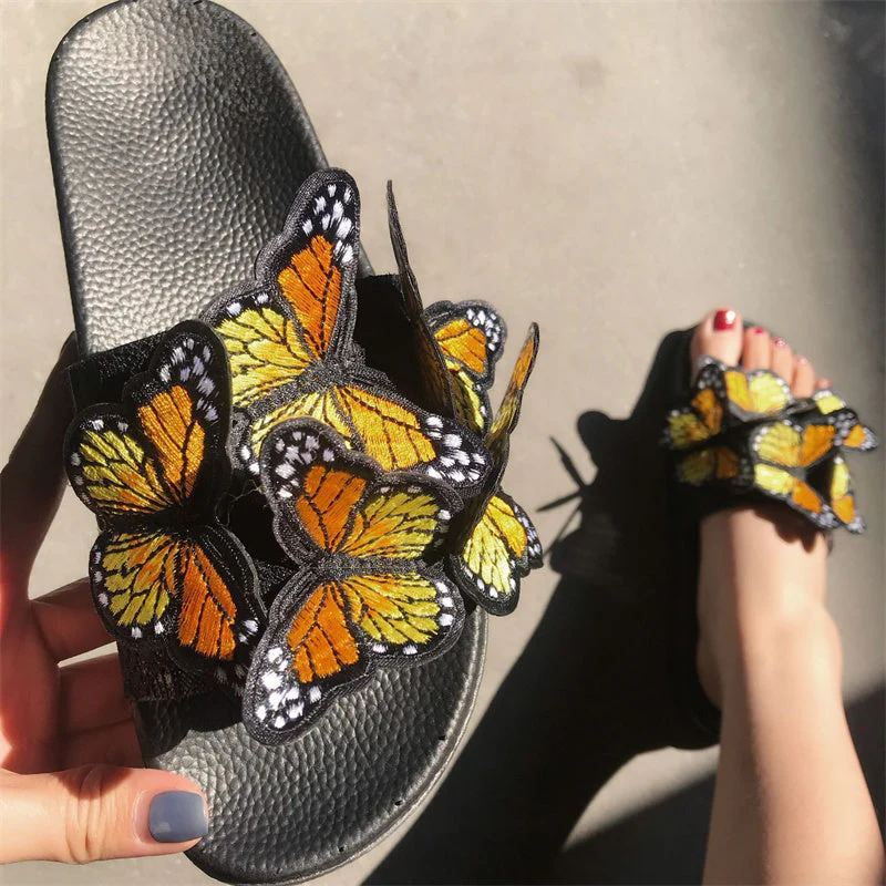 Casual Daily Patchwork Butterfly Round Comfortable Out Door Shoes - Image 6