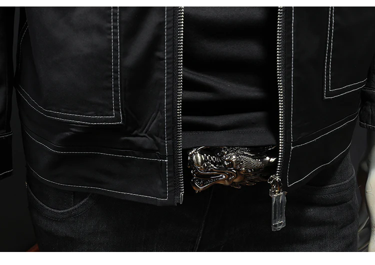 Casual Jacket Suit Collar Topstitched Coat - Image 5