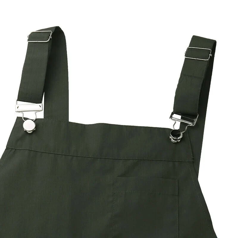 Casual Long Suspenders Skirt with Pocket - Image 7