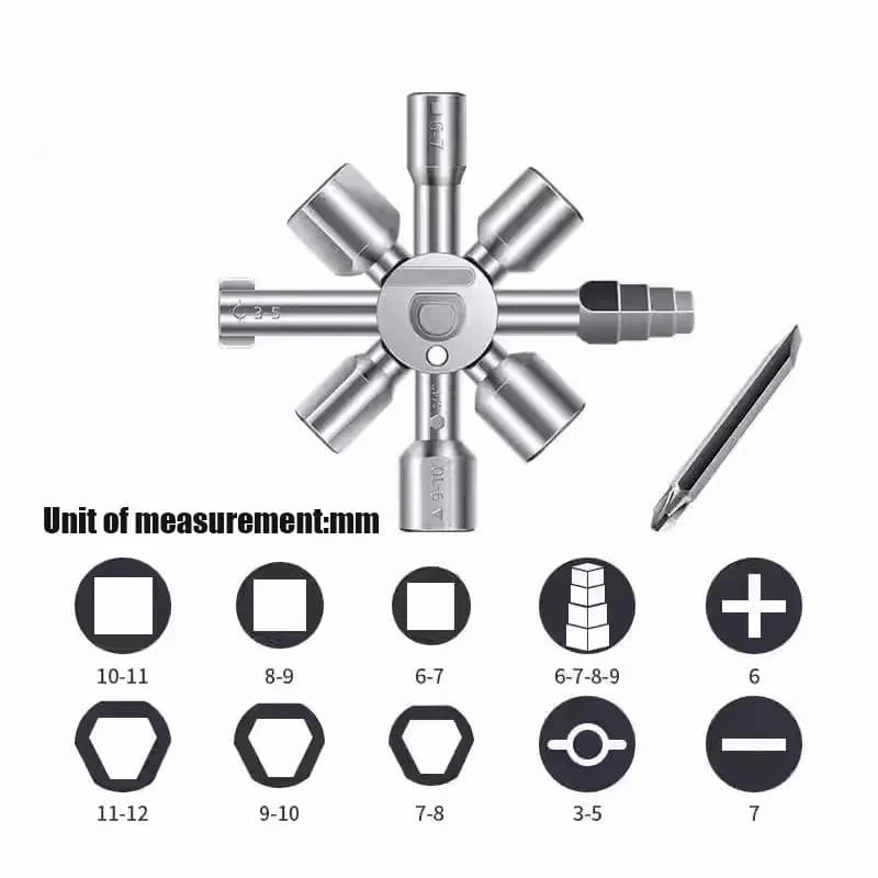 10 in 1 Cross Switch Key Wrench - Image 3