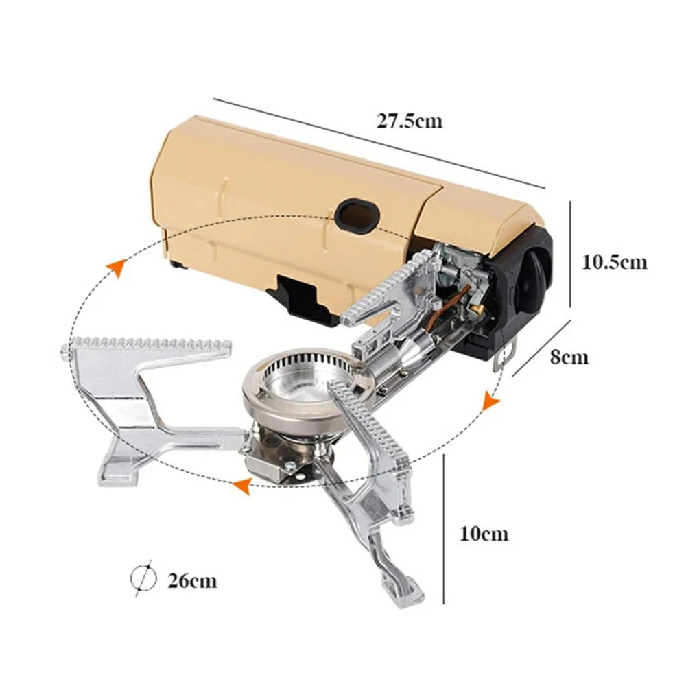 Compact Folding Spyder Camping Gas Stove - Image 9