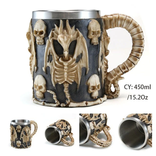 Fantasy Adventure Resin / Stainless Steel Mug - Image 5