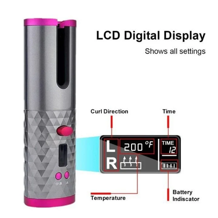 Cordless Automatic Hair Curler - Image 4