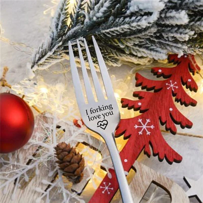 Engraved Fork - Best Funny Gift For Loved One - Image 7