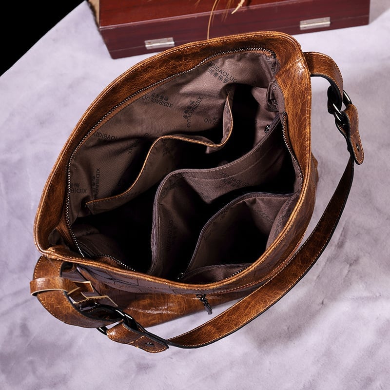 Europe and the United States vintage big brand style shoulder bag - Image 4