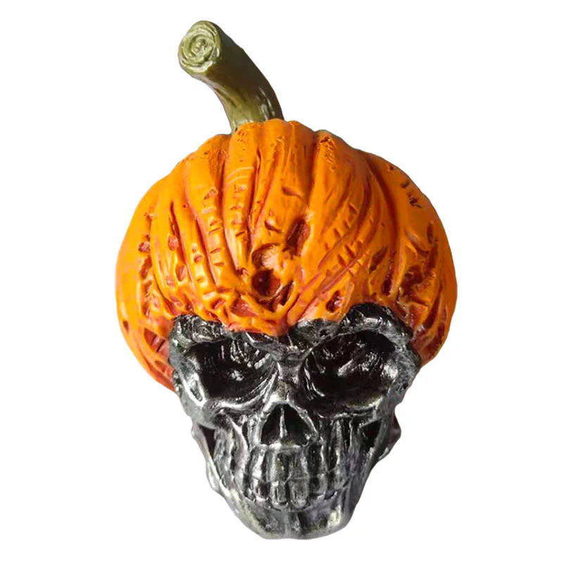 Evil pumpkin skull halloween garden horror decoration - Image 2
