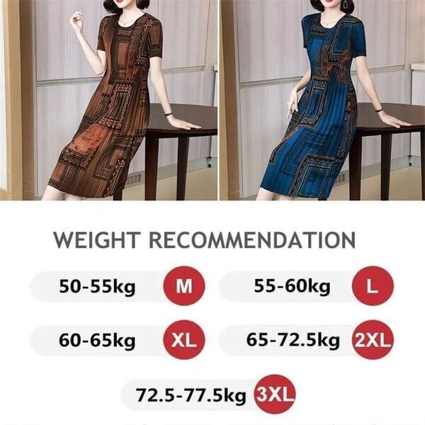 Fashionable Pleated Dress - Image 5