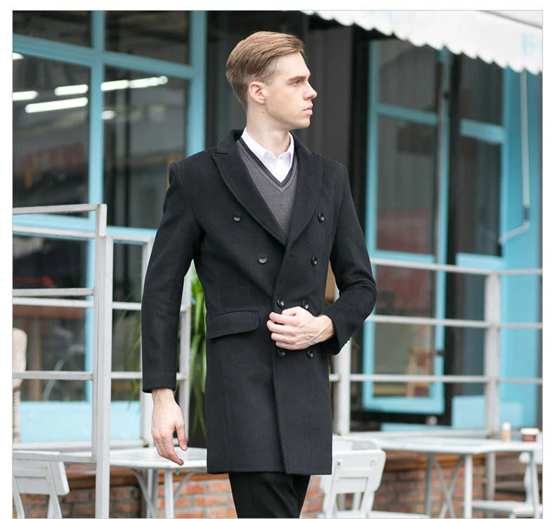Faux Suede Multi-Pocket Jacket Men's American Retro Work Clothes Coat - Image 3